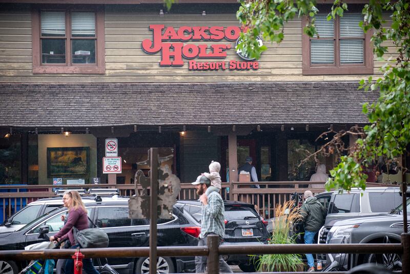 The Jackson Hole Resort Store in downtown Jackson, Wyo., is pictured on Aug. 18, 2021.