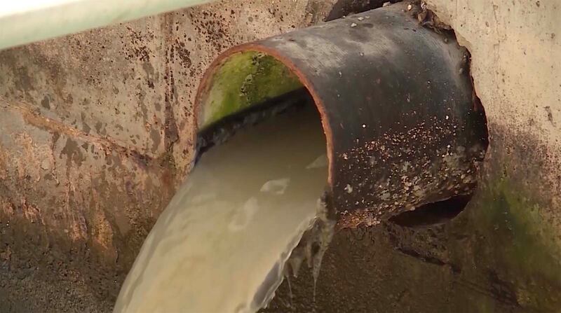 A wastewater treatment plant in Salt Lake City.