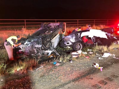 Three members of a North Carolina family were killed and a fourth critically injured in a head-on crash near Scipio, Millard County. Two people, including a 9-year-old girl, were injured in the vehicle that hit them, The crash happened on state Route 50 T