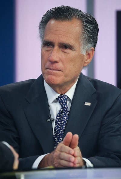 Sen. Mitt Romney, R-Utah, speaks with KSL’s Doug Wright during an interview in Salt Lake City on Thursday, Feb. 6, 2020, the day after he voted to convict President Donald Trump on one impeachment count.