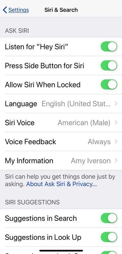 Turn off "Hey Siri" capabilities for more privacy.