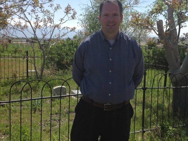 Hiram Bertoch devotes more than 20 hours a week to caring for the Pleasant Green Cemetery, a pioneer resting place hidden in the hills above Magna.