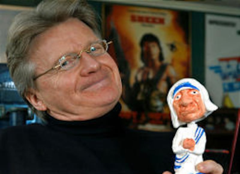 Comedy screenwriter Pat Proft used Mother Teresa bobbleheads in "Scary Movie 3." If something sounds funny to him, he may use it.