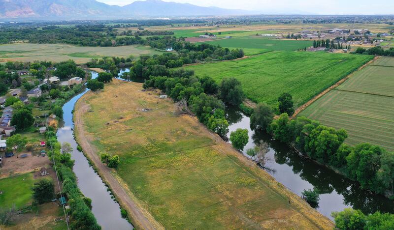 The Weber River and Warren Canal wind through Weber County.
