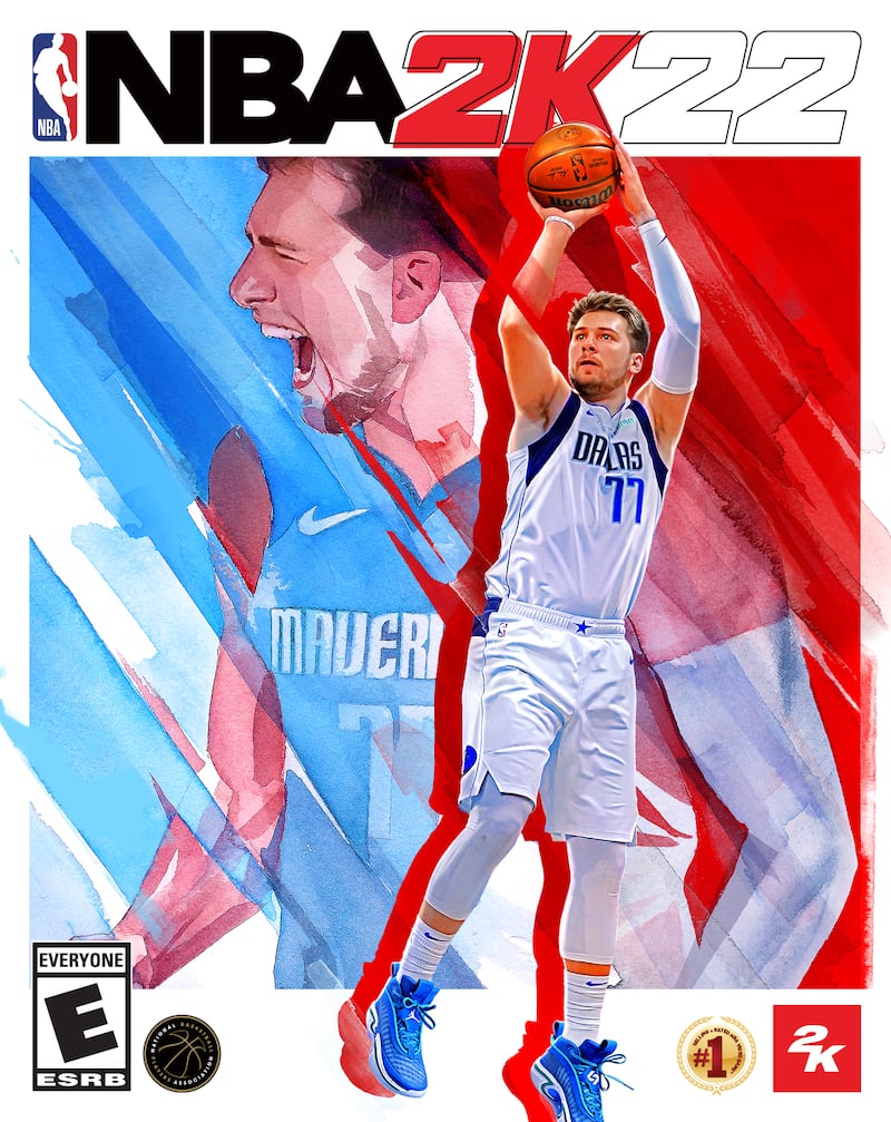 Dallas Mavericks star Luka Doncic on the NBA 2K22.