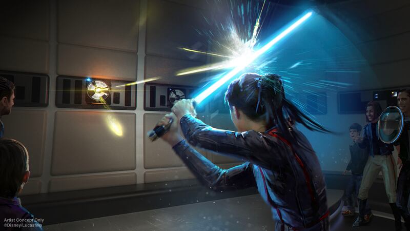 Star Wars: Galactic Starcruiser at Walt Disney World Resort in Florida will invite guests aboard the Halcyon, a starcruiser known throughout the galaxy for its impeccable service and exotic destinations.