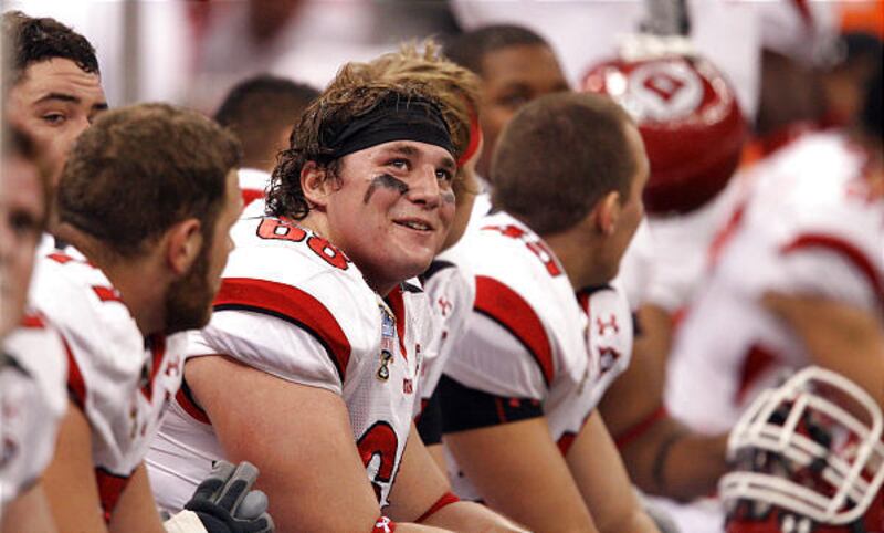Utah offensive lineman Zane Beadles, all smiles during the 2009 Sugar Bowl, was drafted Friday by the Denver Broncos.
