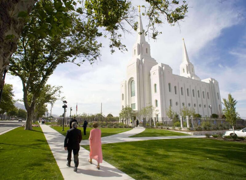 The Brigham City Temple is pictured prior to the dedication Sunday, Sept. 23, 2012. Another new film will be used in temple worship, according to a spokesman for the LDS Church.