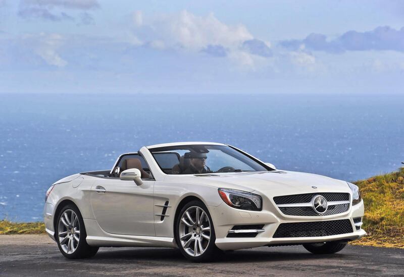 This undated picture provided by Mercedes-Benz shows the 2013 Mercedes-Benz SL550.