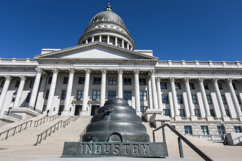 The Capitol in Salt Lake City is pictured in April.