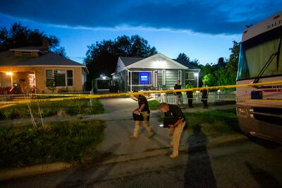 Salt Lake police serve a search warrant at a home at 547 N. 1000 West in Salt Lake City in connection to the disappearance of University of Utah student Mackenzie Lueck on Wednesday, June 26, 2019.