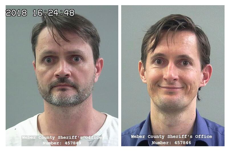 These undated file photos released by the Weber County Sheriff's Office show Jacob Kingston, left, and Isaiah Kingston.