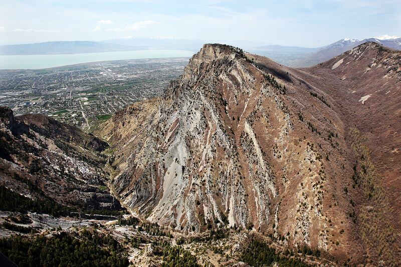Squaw Peak is pictured on Sunday, April 20, 2014. The Department of the Interior recently ordered that the derogatory term “squaw” be removed from lakes, mountains, trails and other features on federal land.
