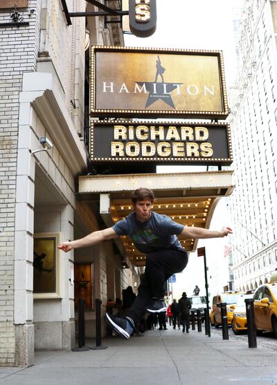 Thayne Jasperson at the Richard Rodgers Theatre.