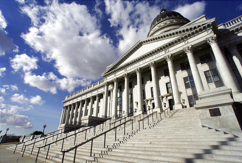 The Utah state Capitol in Salt Lake City.