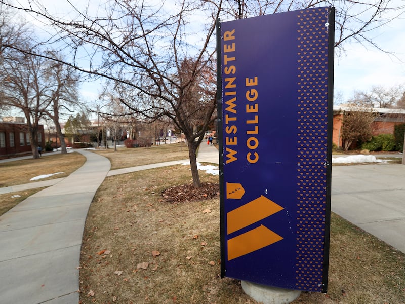 Westminster College in Salt Lake City is pictured on Tuesday, Feb. 18, 2020.