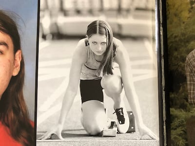 Lauren McCluskey's yearbook