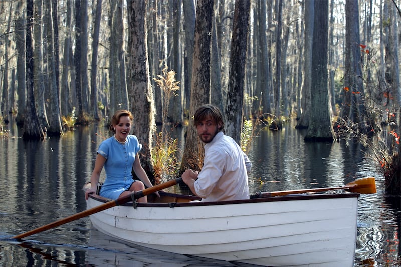 Rachel McAdams and Ryan Gosling in “The Notebook.”