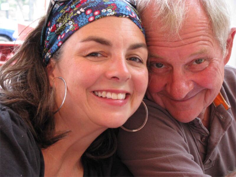 Mikko Cook of Ventura, California, with her dad, Ron Von Ronne, of Albany New York. When the pandemic hit nursing homes, his family was unable to visit and Cook co-founded the “Essential Caregivers Coalition” to try to get the law changed for public health emergencies. A bill Congress will consider, HR 3733, does just that, allowing family caregivers access.