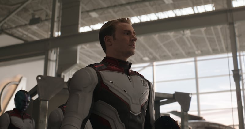 Captain America/Steve Rogers (Chris Evans) stars in Marvel Studios’ “Avengers: Endgame.”