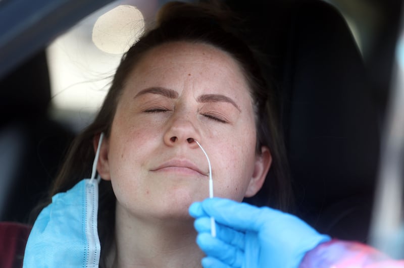 Cami Nielsen gets tested for COVID-19 in Utah