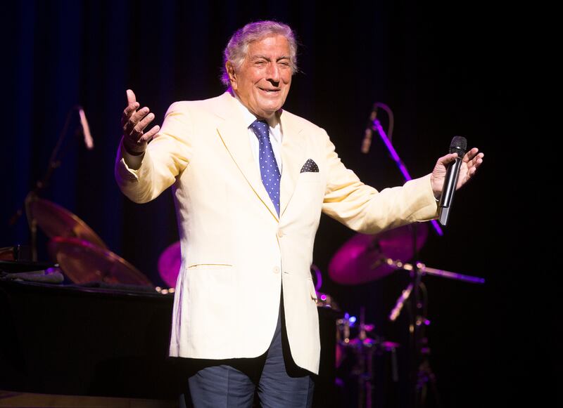 Tony Bennett performs in concert at The American Music Theatre in Lancaster, Pa.