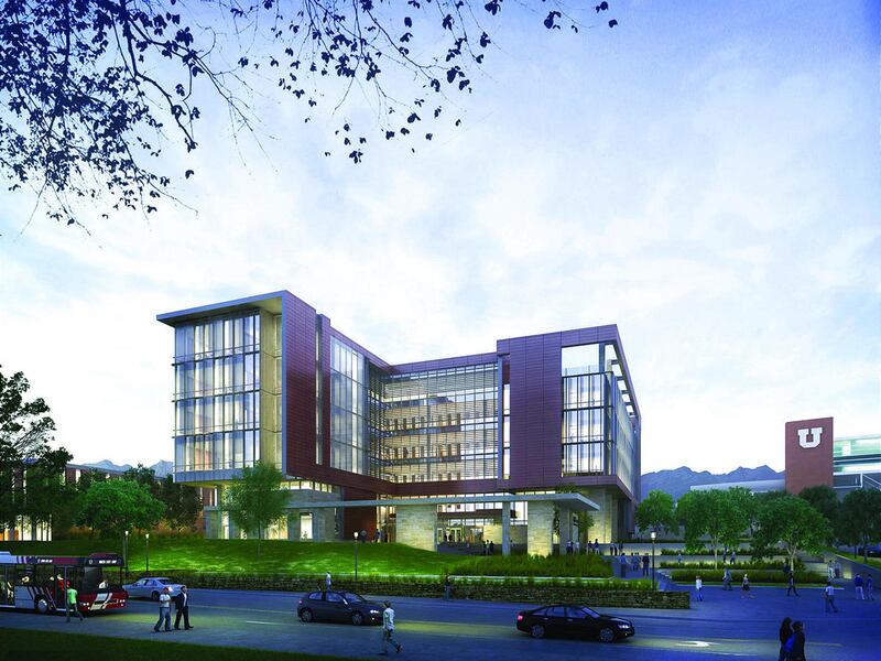 Rendering of the new S.J. Quinney College of Law building. The college recently received a $4.5 million gift from the Alternative Visions Fund to include sustainable features in the new building. The University of Utah's S.J. Quinney College of Law is tur
