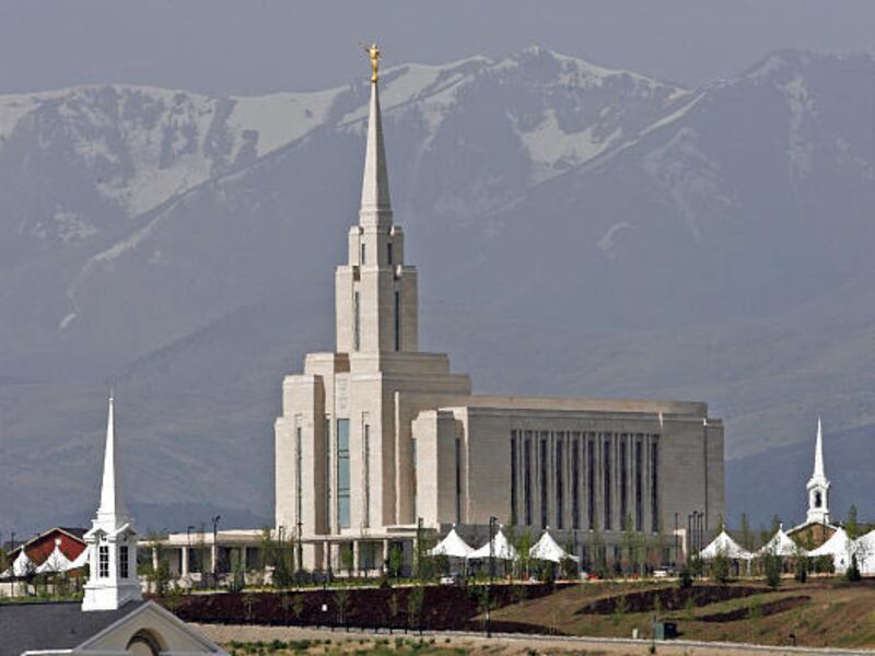 The Oquirrh Mountain Temple in South Jordan had 589,507 visitors during its two-month open house.