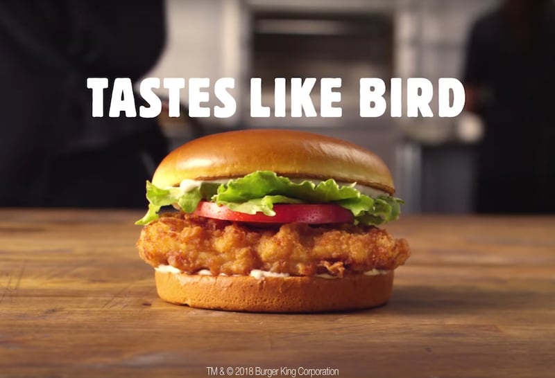 Screenshot of AI-written ad.