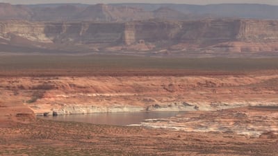 A view of Lake Powell.