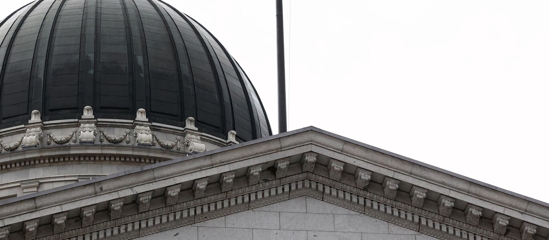 The Utah flag flies over the Capitol in Salt Lake City on Friday, Jan. 22, 2021.