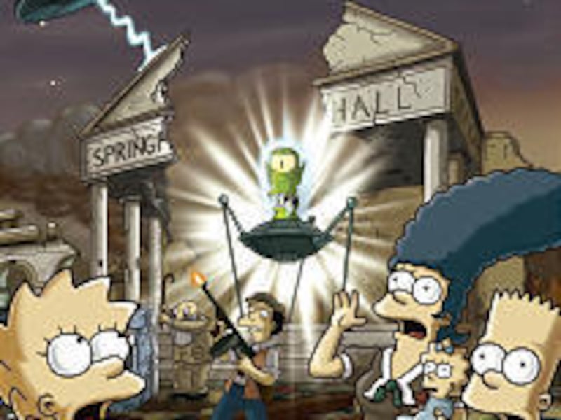 "The Simpsons" in the "Treehouse of Horror XVII" episode.