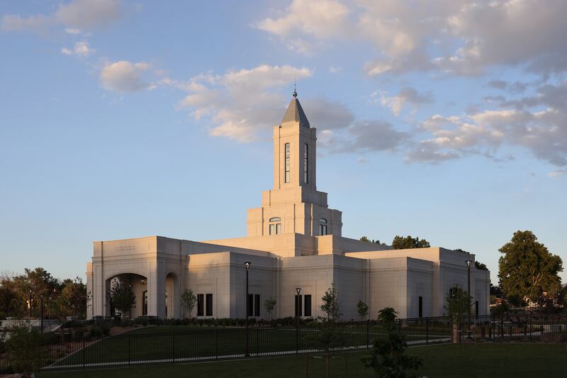 The exterior of the Grand Junction Colorado Temple.
