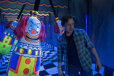 James McAvoy as Bill Denbrough in New Line Cinema’s horror thriller “It Chapter Two,” a Warner Bros. Pictures release.