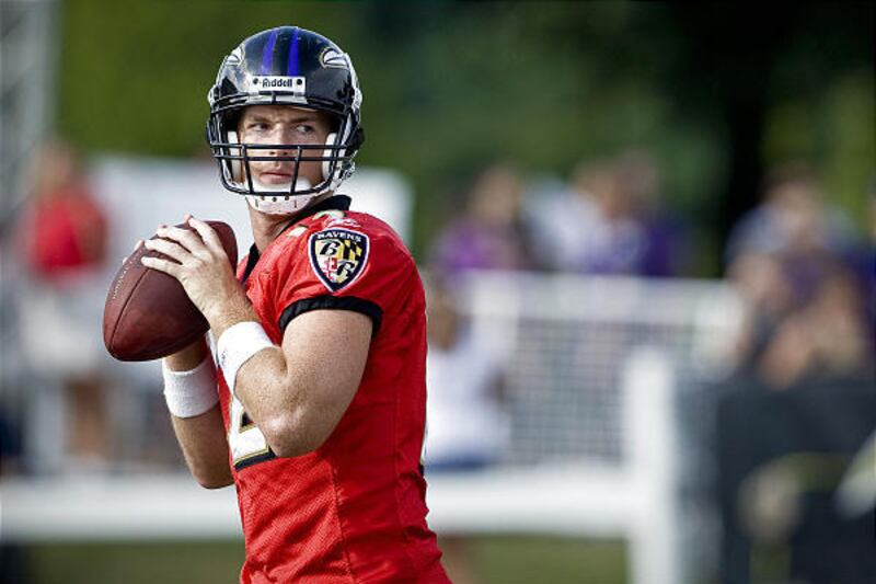 Ex-BYU QB John Beck is trying to be the Ravens' No. 2.