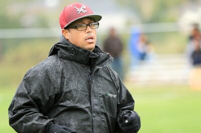 FILE: LCA head coach Andru Jones get ready for the start of the game. Jones takes over as the new head coach at Tooele.