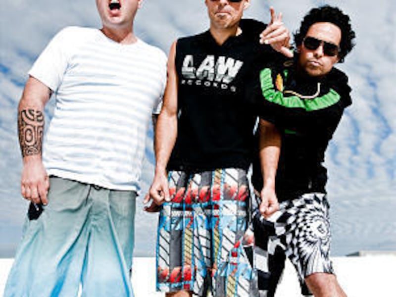 Pepper, above, is touring with 311 and the Offspring.