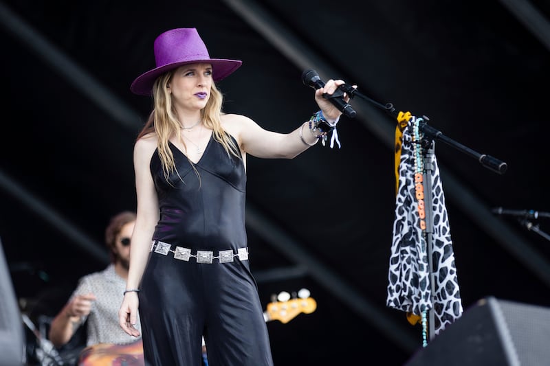 ZZ Ward performs during Bourbon and Beyond Music Festival at Kentucky Exposition Center in Louisville, Kentucky.