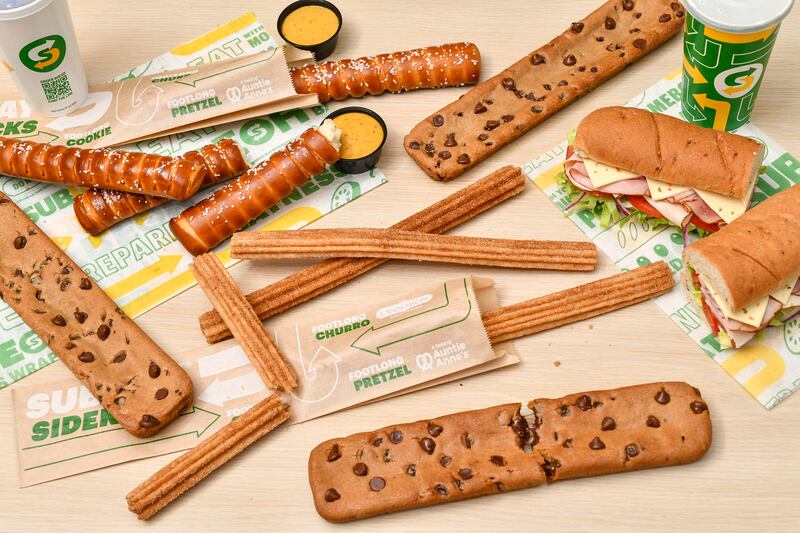Subway’s new footlong Sidekicks are available in Subway restaurants nationwide starting Jan. 22, 2024.