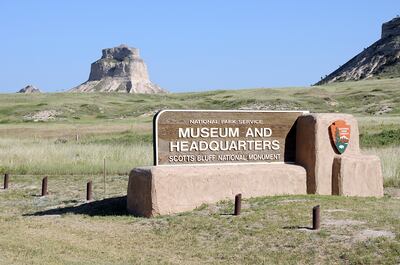 Scotts Bluff National Monument in western Nebraska.