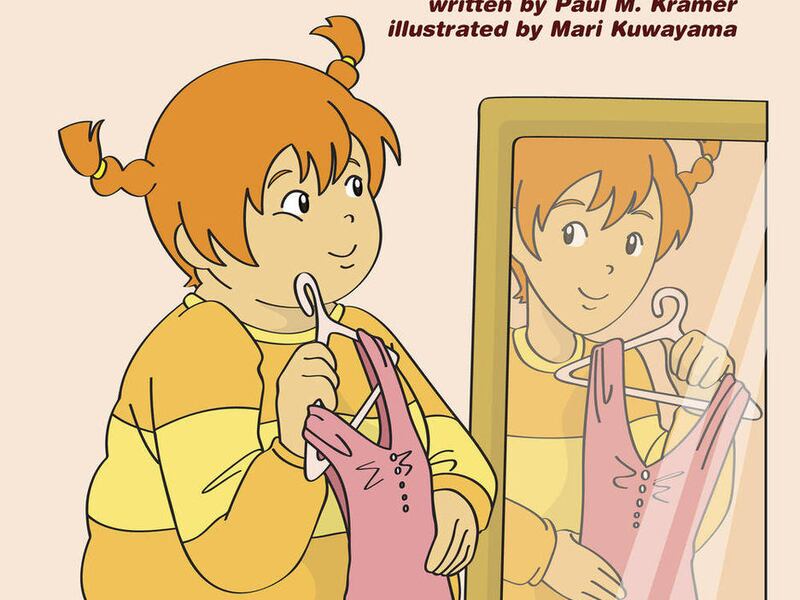 This book cover image courtesy of Aloha Publishers shows the cover of "Maggie Goes on a Diet," by Paul M. Kramer and Mari Kuwayama. The self-published book doesn't come out until next month, but there's already online outrage over it.