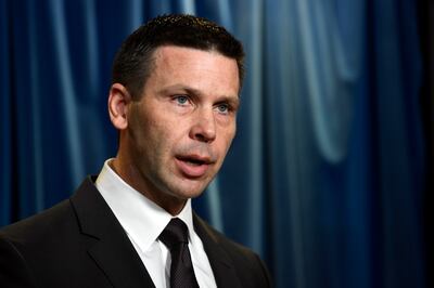 U.S. Customs and Border Patrol commissioner Kevin McAleenan speaks during a news conference in Washington, Tuesday, March 5, 2019.