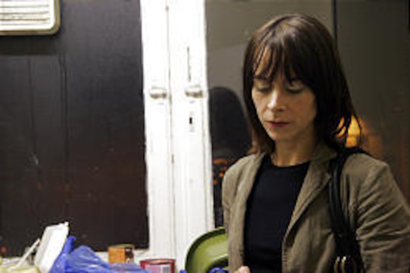 Kate Dickie is convincingly obsessive as tormented surveillance officer Jackie in "Red Road."