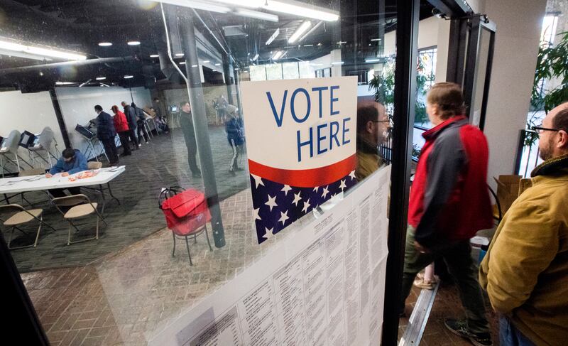 Voters cast their ballots at Trolley Square in Salt Lake City (2018). In the 2020 election, both Joe Biden and Donald Trump are on track to receive the top two popular vote totals in U.S. history, surpassing the record set by former president Barack Obama in 2008.