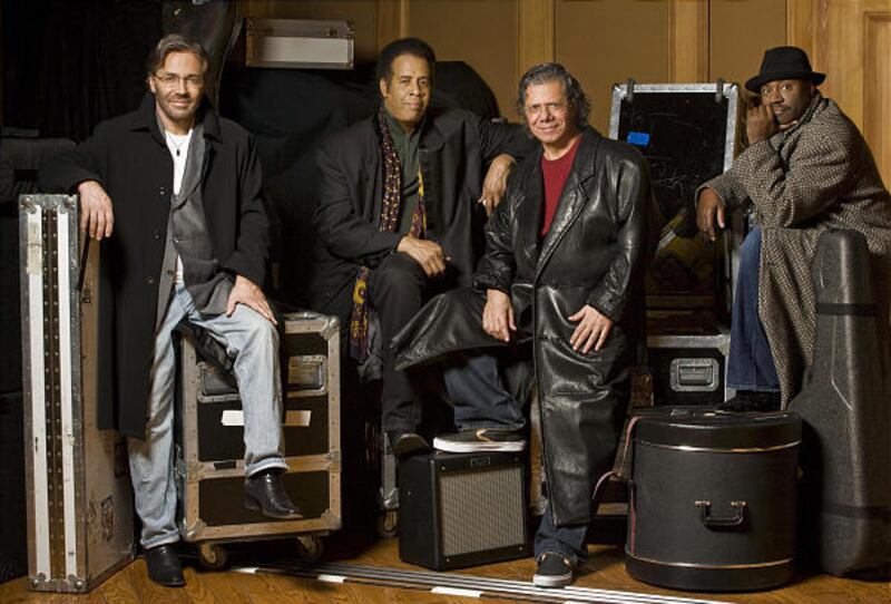 Al Di Meola, left, Stanley Clarke, Chick Corea and Lenny White.
