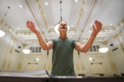 Dr. Barlow Bradford conducts a rehearsal at Gardner Hall in Salt Lake City on Sunday, Sept. 10, 2017. Bradford, director of the Utah Chamber Artists, is also a professor of music at the University of Utah.