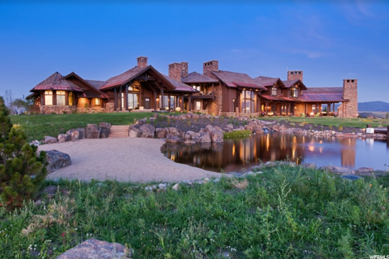 A 160-acre estate in Wolf Creek Ranch is for sale in Heber City, Utah for $27.5 million.
