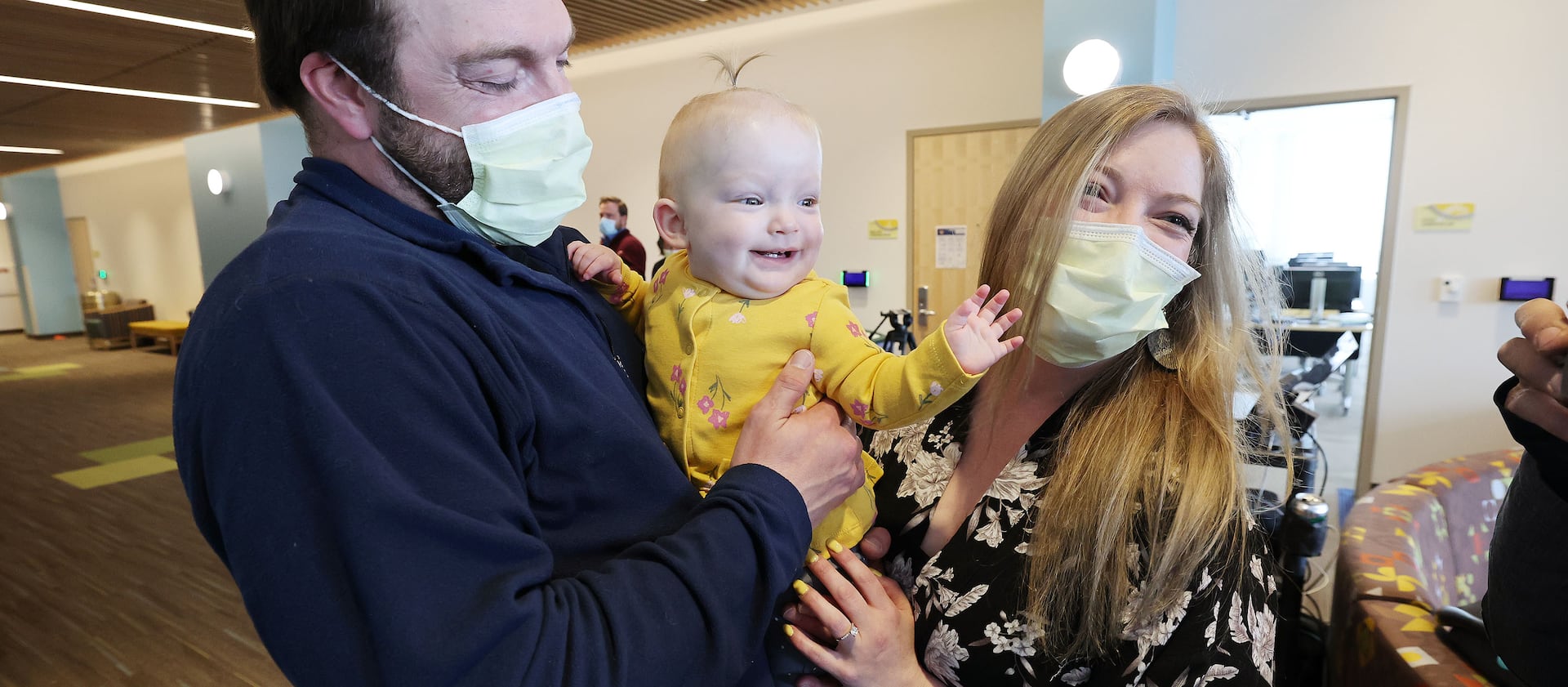 Nick and Alisha Keyworth celebrate the anniversary of the in utero fetal surgery performed on daughter Abigail.