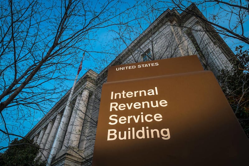 The headquarters of the Internal Revenue Service (IRS) in Washington.