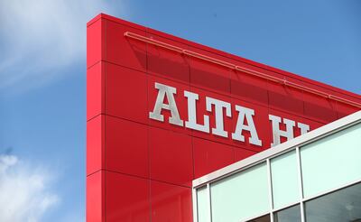 Construction continues at Alta High School in Sandy on Thursday, June 27, 2019. Canyons School District made history on July 1, 2009, which marked the start of Utah's first new school district in nearly 100 years.